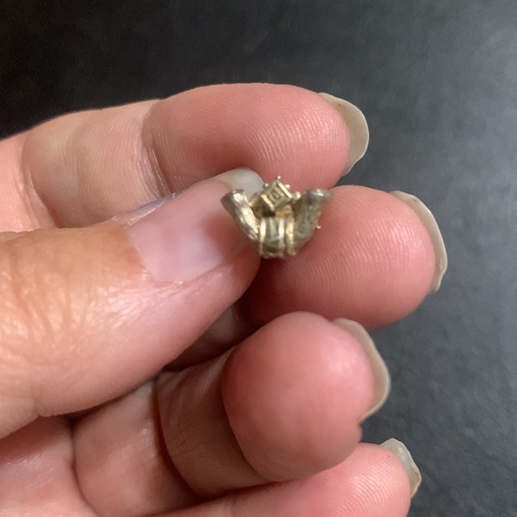 Sterling Silver .925 Cherish Teddies 3D pendant necklace .14g - Picture 4 of 8